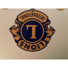 Logo of Red Deer Lions club