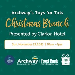 Logo of Archway Toys for Tots Christmas Brunch Presented By Clarion